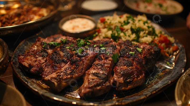 高清大图下载【趣麦麦图】印式羊排
