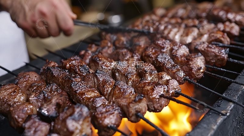 高清大图下载【趣麦麦图】新疆烤肉车棚拍