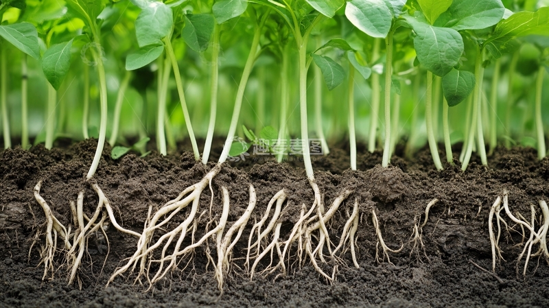高清大图下载【趣麦麦图】豆类种植改良土壤