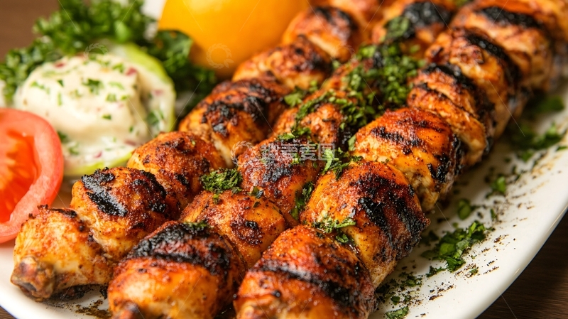 高清大图下载【趣麦麦图】玛莎拉烤鸡