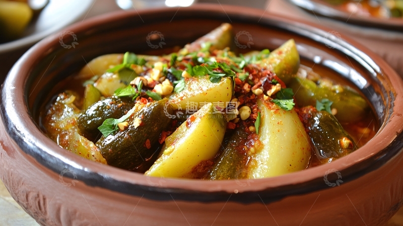 高清大图下载【趣麦麦图】中东腌菜与辣酱