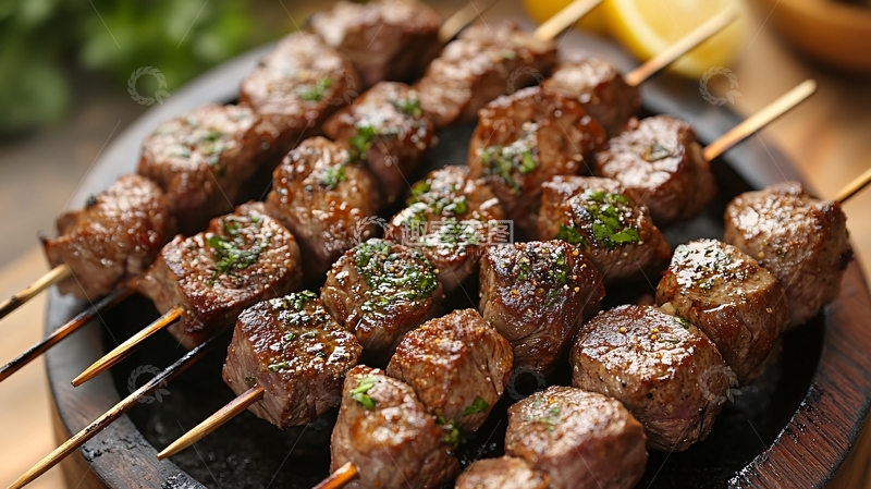 高清大图下载【趣麦麦图】烤牛筋丸