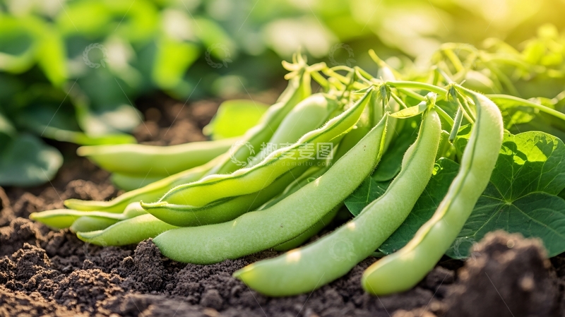高清大图下载【趣麦麦图】豆类农产品果实豆角地7