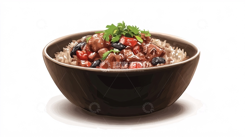 高清大图下载【趣麦麦图】肥肠饭素材