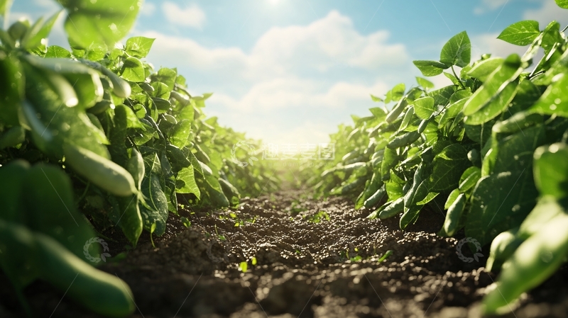 高清大图下载【趣麦麦图】高清大豆地13