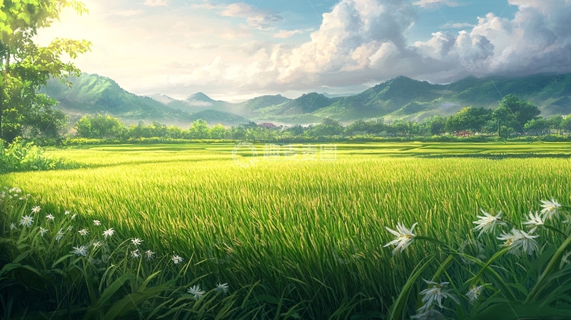 高清大图下载【趣麦麦图】田园风光下载