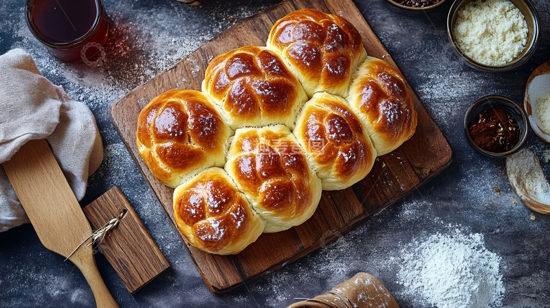 高清大图下载【趣麦麦图】烘焙小面包2