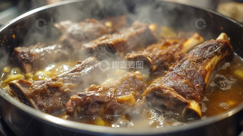 高清大图下载【趣麦麦图】酱骨羊排