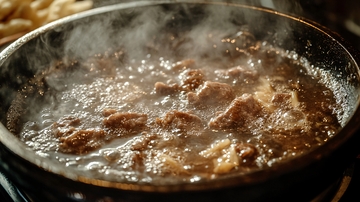 铁锅油炸酥肉