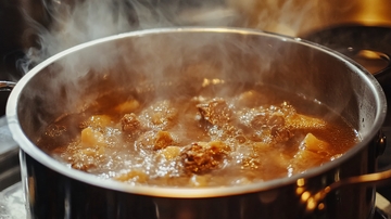 小火慢炖小时牛尾汤1