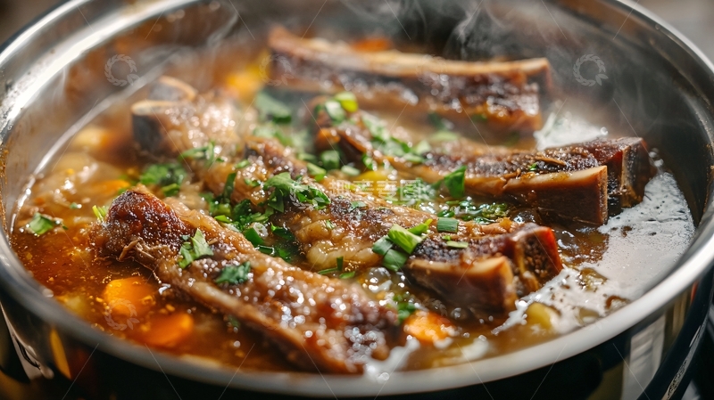 高清大图下载【趣麦麦图】蒸腊排骨