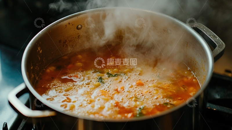 高清大图下载【趣麦麦图】意式蔬菜汤烹饪5