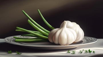 糖醋蒜包装插画