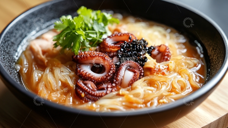 高清大图下载【趣麦麦图】章鱼米线