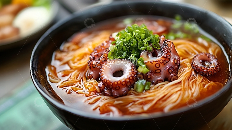 高清大图下载【趣麦麦图】章鱼足拉面