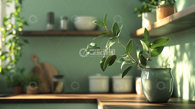 高清大图下载【趣麦麦图】案台植物