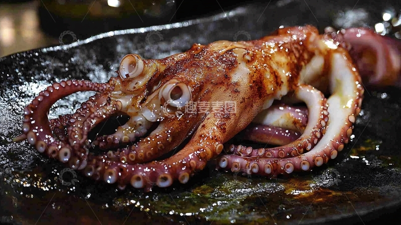 高清大图下载【趣麦麦图】日料章鱼1