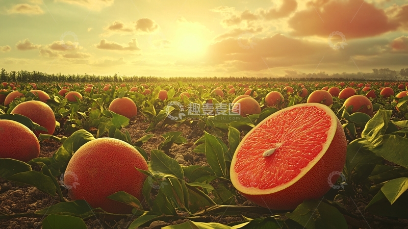 高清大图下载【趣麦麦图】血橙广告