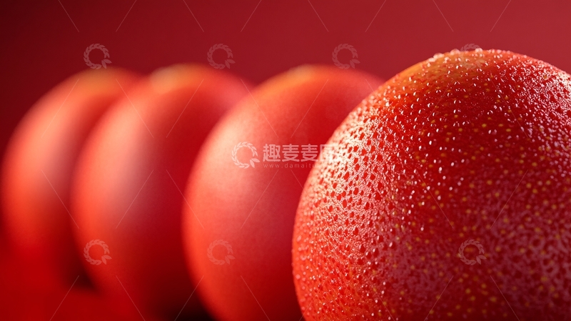 高清大图下载【趣麦麦图】红色球体创意场景