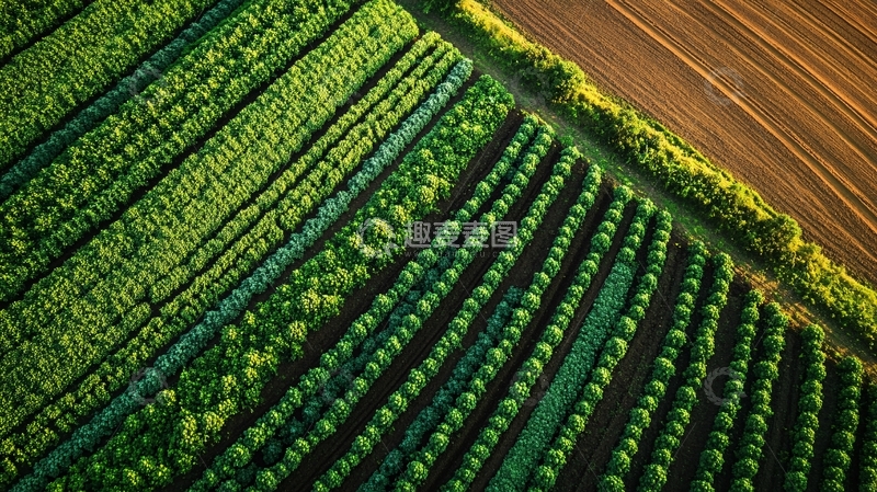 高清大图下载【趣麦麦图】种植园鸟瞰图
