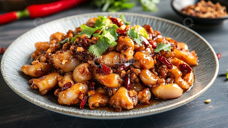 高清大图下载【趣麦麦图】麻辣墨鱼嘴