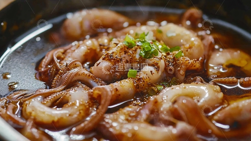 高清大图下载【趣麦麦图】白灼章鱼1