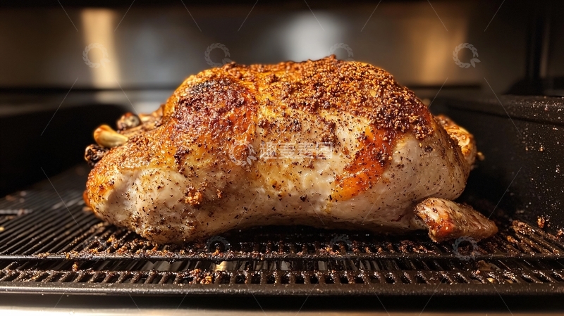 高清大图下载【趣麦麦图】挂炉烤鸡