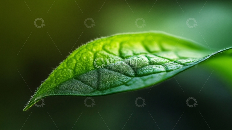 高清大图下载【趣麦麦图】微距高清绿叶叶片叶脉