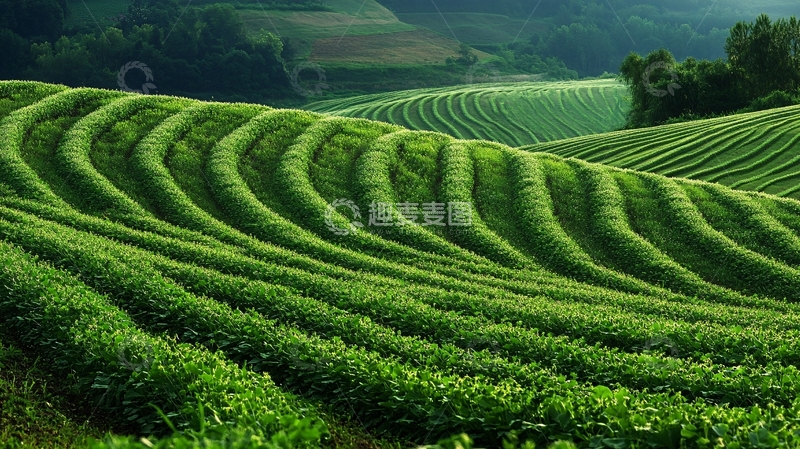 高清大图下载【趣麦麦图】高清茶园图片