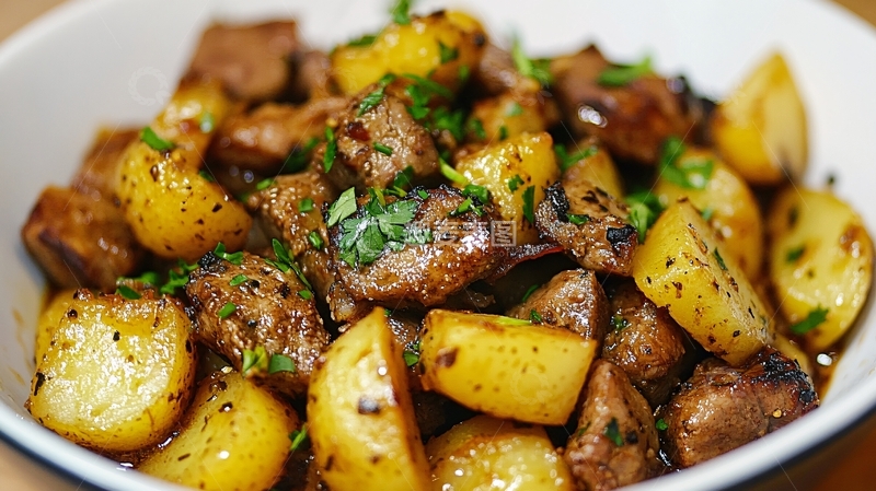 高清大图下载【趣麦麦图】鹿肉小土豆