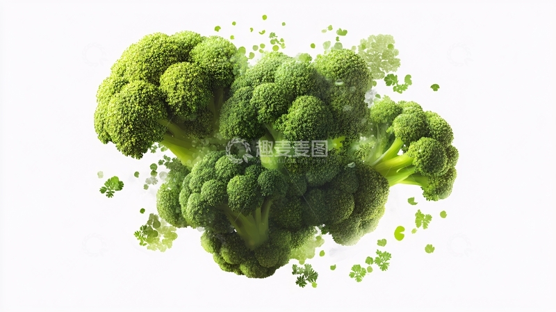 高清大图下载【趣麦麦图】西蓝花渲染图7