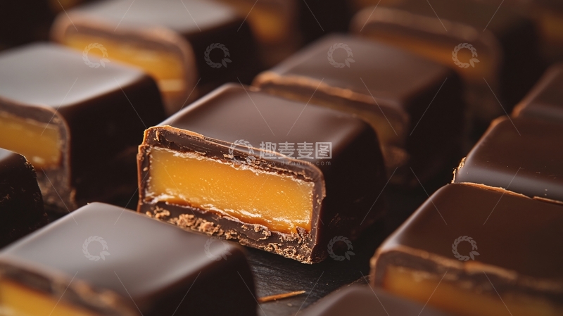 高清大图下载【趣麦麦图】甜品零食夹心巧克力