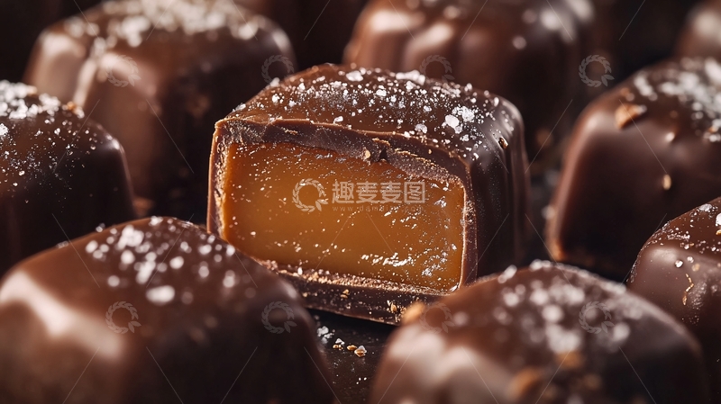 高清大图下载【趣麦麦图】甜品零食夹心巧克力1