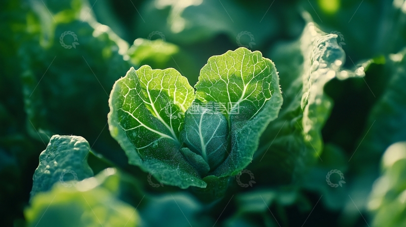 高清大图下载【趣麦麦图】阳光下的青菜40