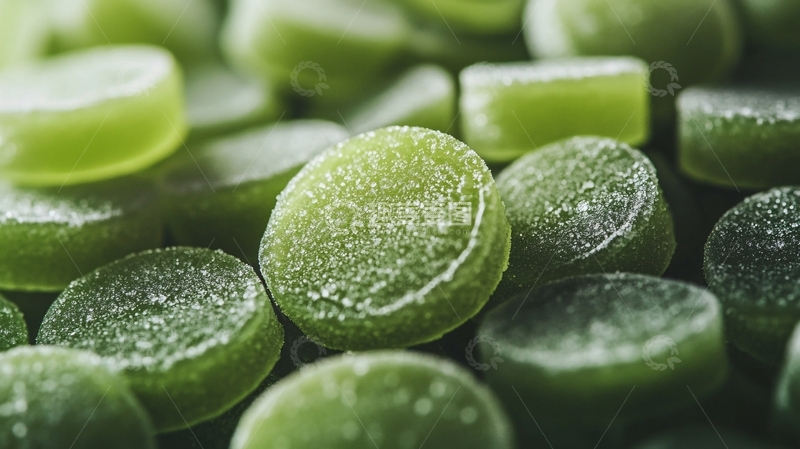 高清大图下载【趣麦麦图】一堆润喉糖