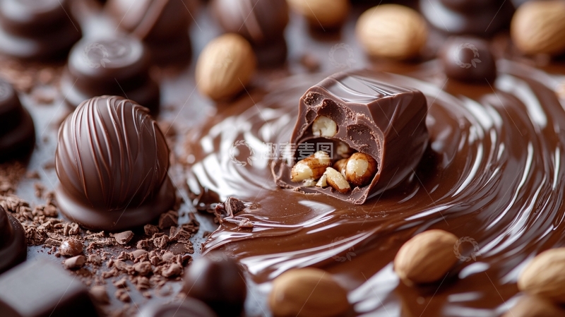 高清大图下载【趣麦麦图】渲染巧克力31