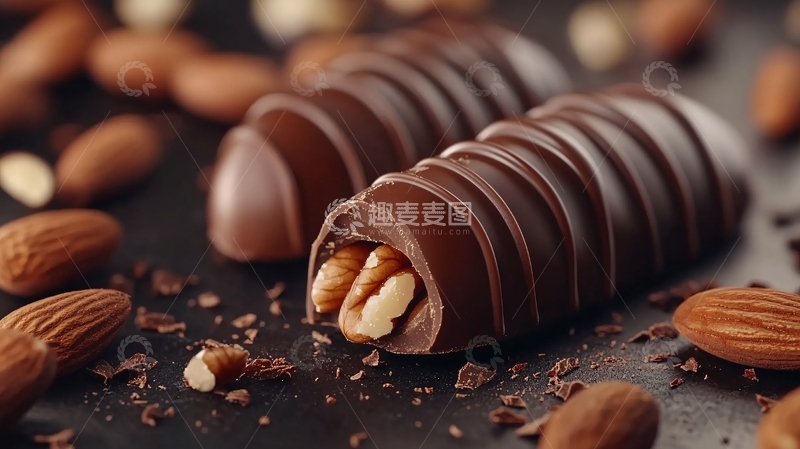 高清大图下载【趣麦麦图】零食糖果果仁巧克力5