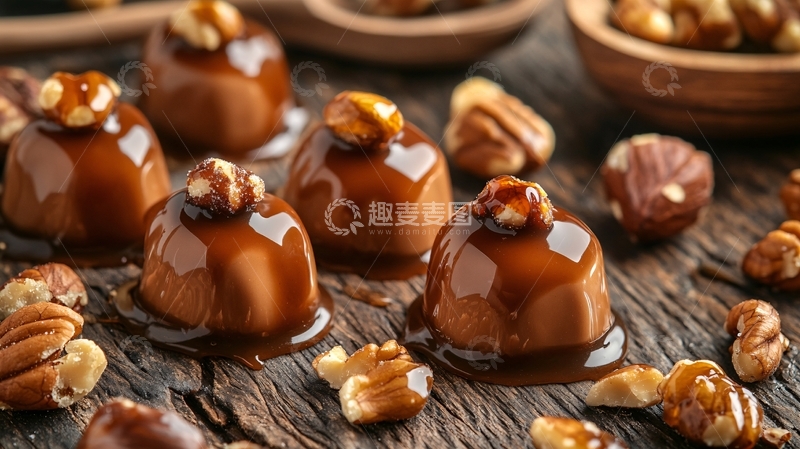 高清大图下载【趣麦麦图】零食糖果果仁巧克力4