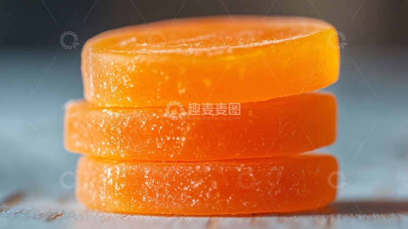 高清大图下载【趣麦麦图】橘色软糖