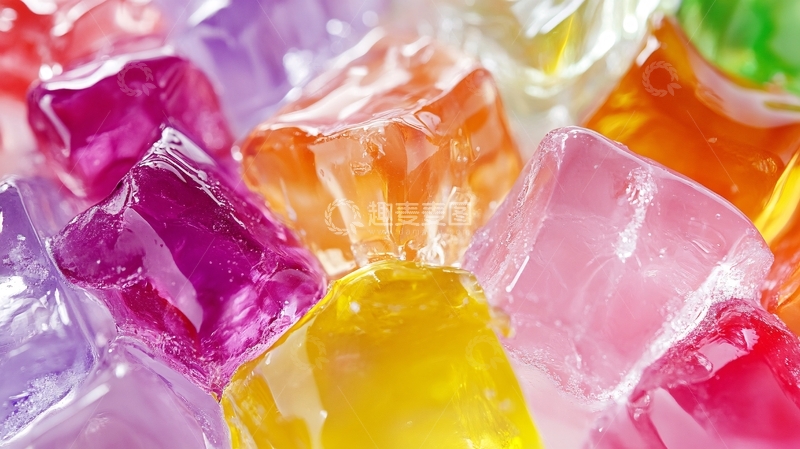 高清大图下载【趣麦麦图】彩色冰块2