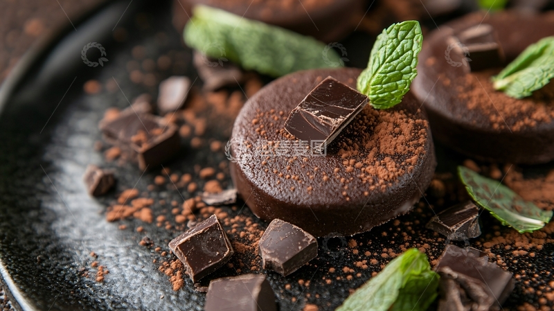 高清大图下载【趣麦麦图】巧克力甜点西点2
