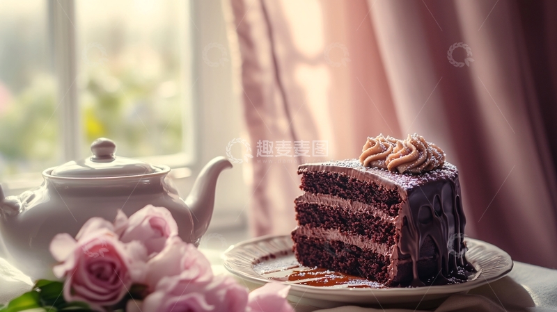 高清大图下载【趣麦麦图】蛋糕下午茶