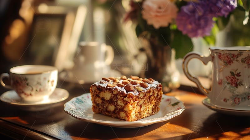 高清大图下载【趣麦麦图】拿破仑糕点点心