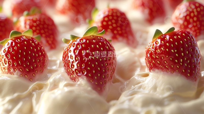 高清大图下载【趣麦麦图】高清奶油草莓