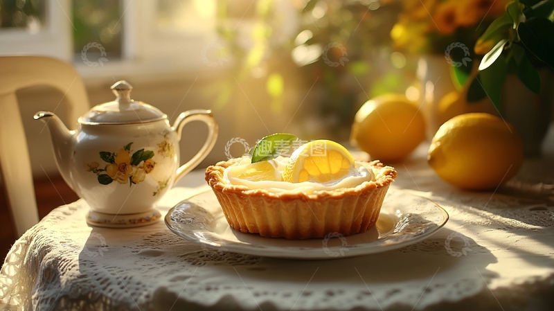 高清大图下载【趣麦麦图】一颗柠檬蛋糕2