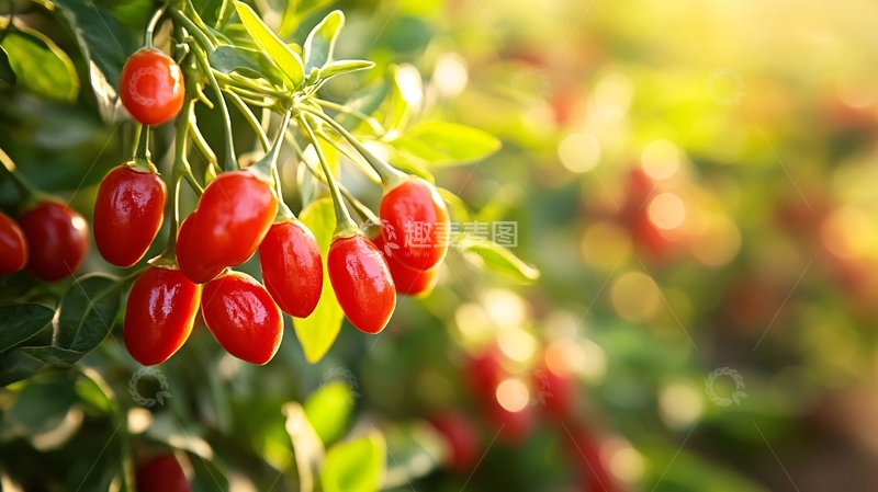 高清大图下载【趣麦麦图】枸杞鲜果图2