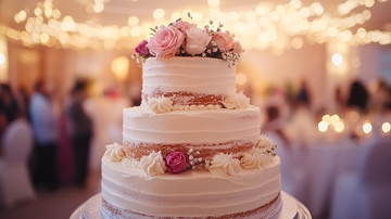 昂贵婚礼蛋糕