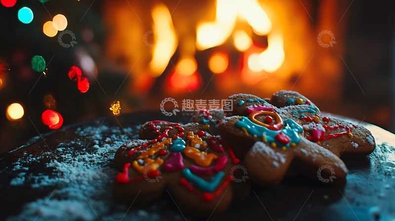 高清大图下载【趣麦麦图】圣诞糖果饼干