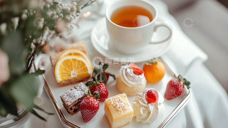 高清大图下载【趣麦麦图】春季下午茶