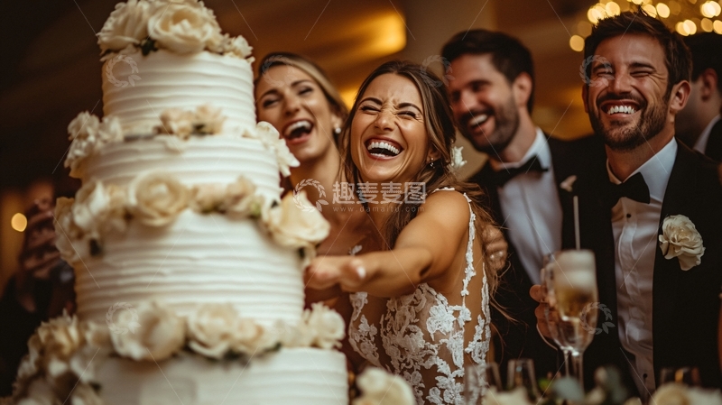 高清大图下载【趣麦麦图】婚礼笑果替